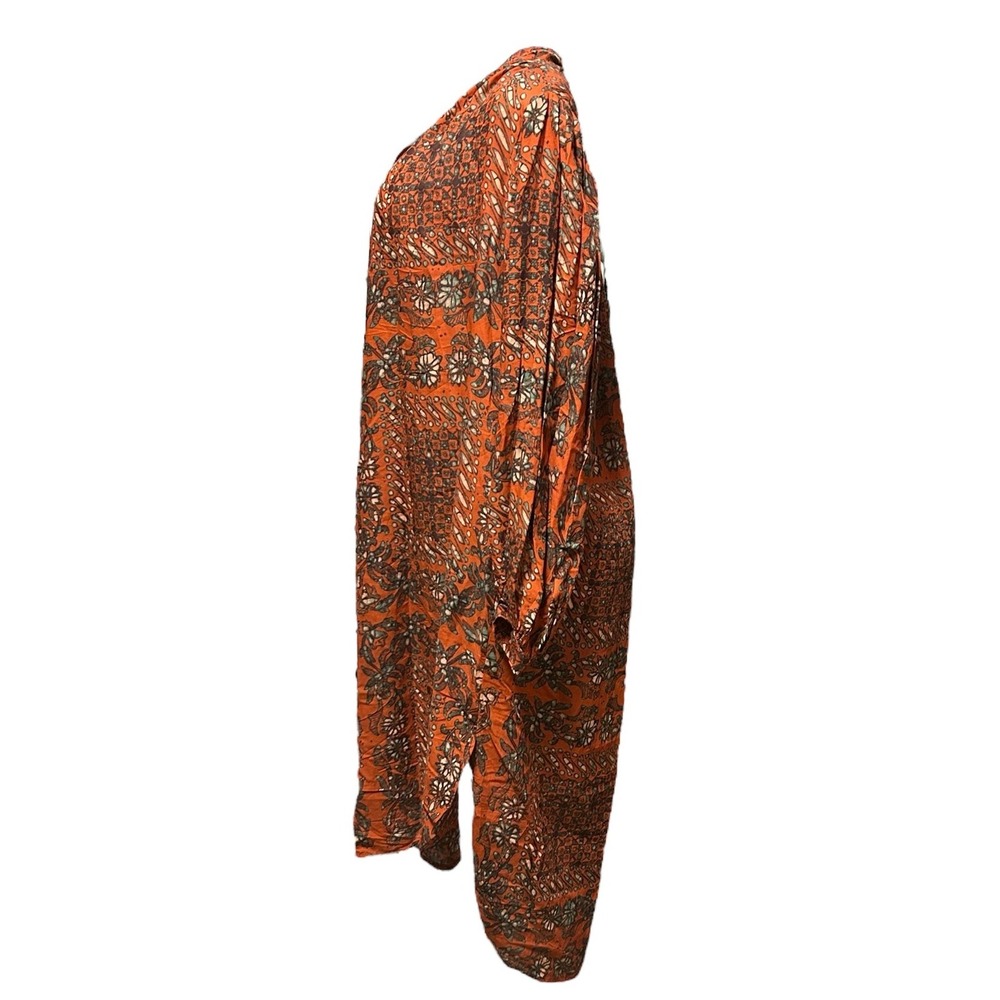 Ulla Johnson Floral Print Dress Bohemian Long Sleeve Casual Dress Size Small